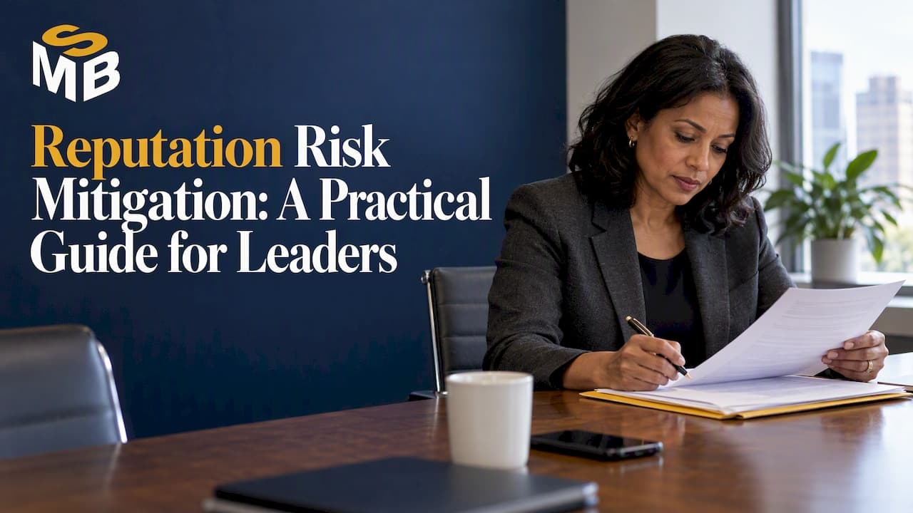 Reputation Risk Mitigation: A Practical Guide for Leaders